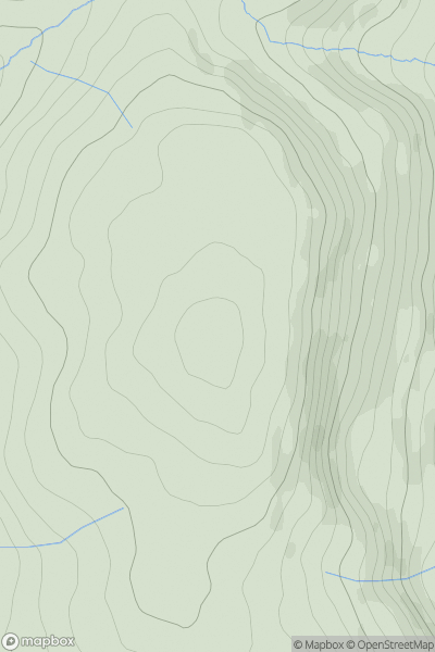 Thumbnail image for Bryn Mawr [Carmarthen to Vale of Neath] showing contour plot for surrounding peak